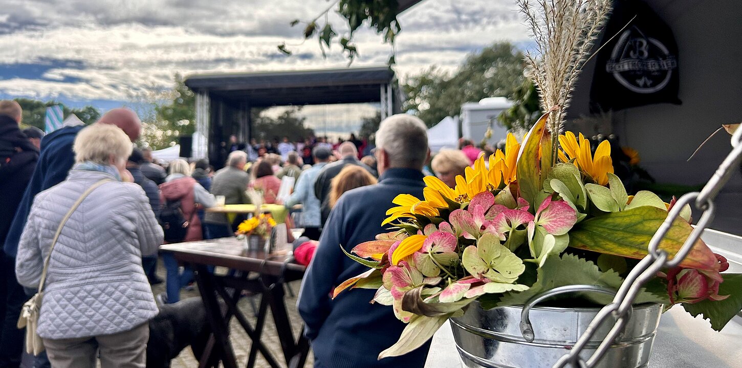 Blick auf eine Bühne